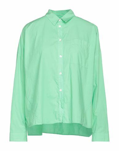 Bagutta Woman Shirt Light green Cotton Cover