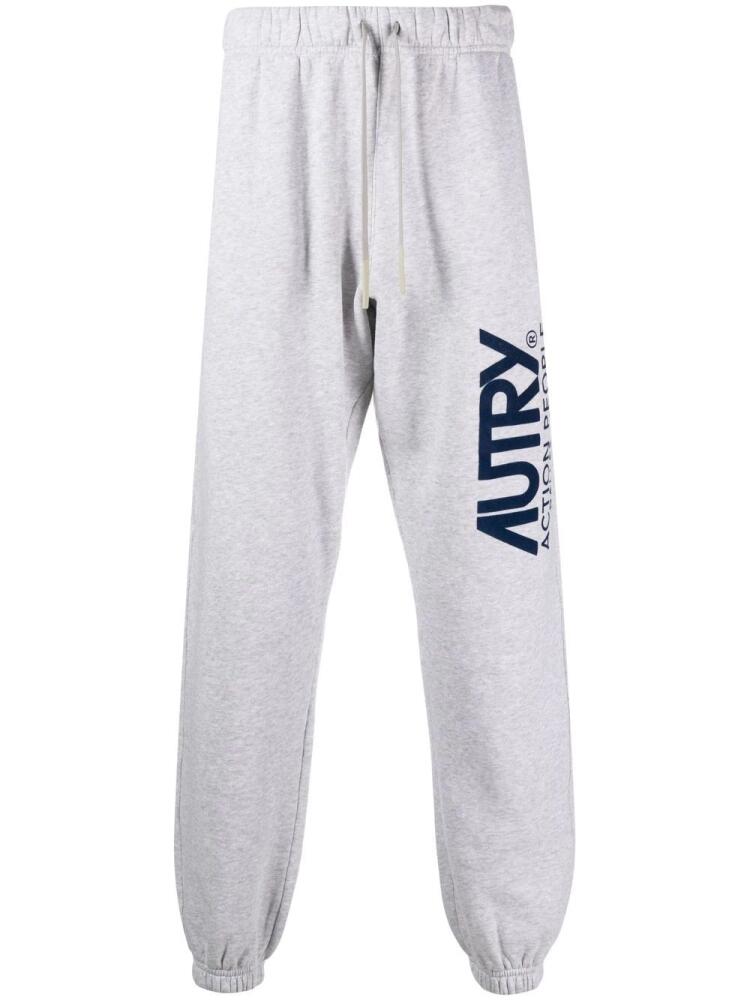 Autry Icon logo-print track pants - Grey Cover