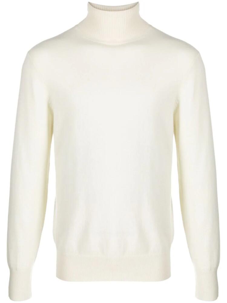 FURSAC fine-knit roll-neck jumper - Neutrals Cover