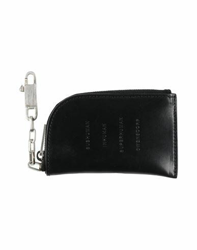 Rick Owens Man Coin purse Black Leather Cover