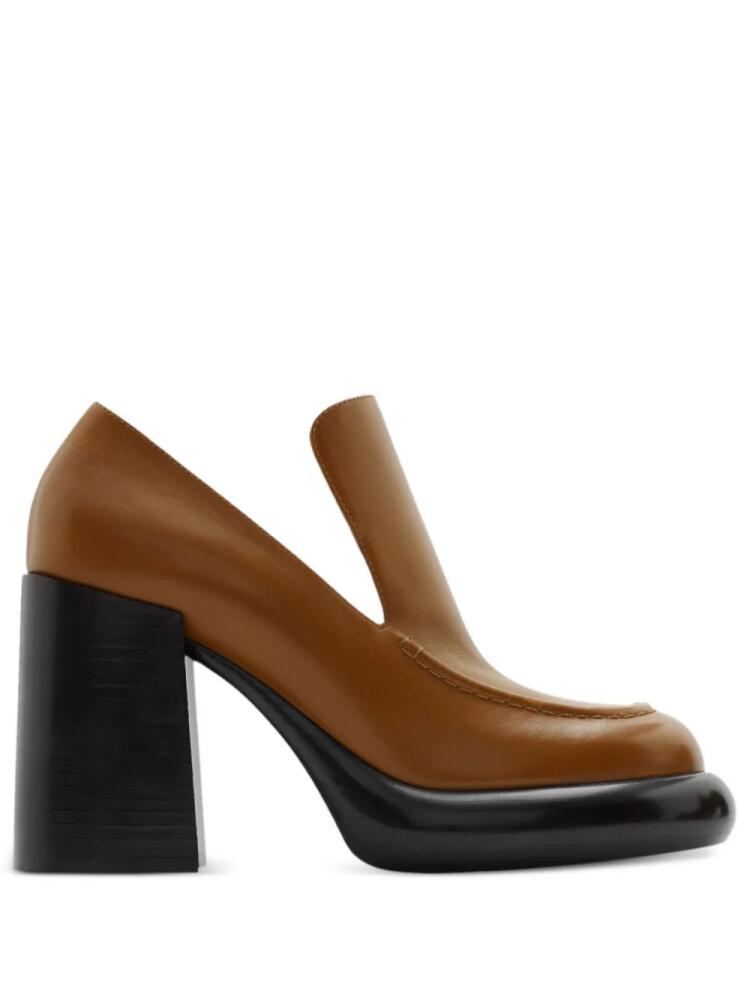 Burberry 120mm leather pumps - Brown Cover