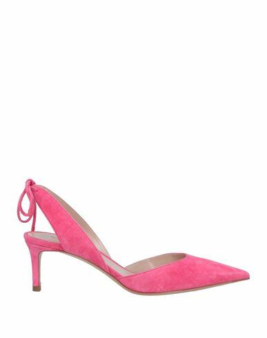 Giorgio Armani Woman Pumps Fuchsia Leather Cover