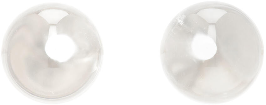 Sophie Buhai Transparent Quartz Boule Stud Earrings Cover