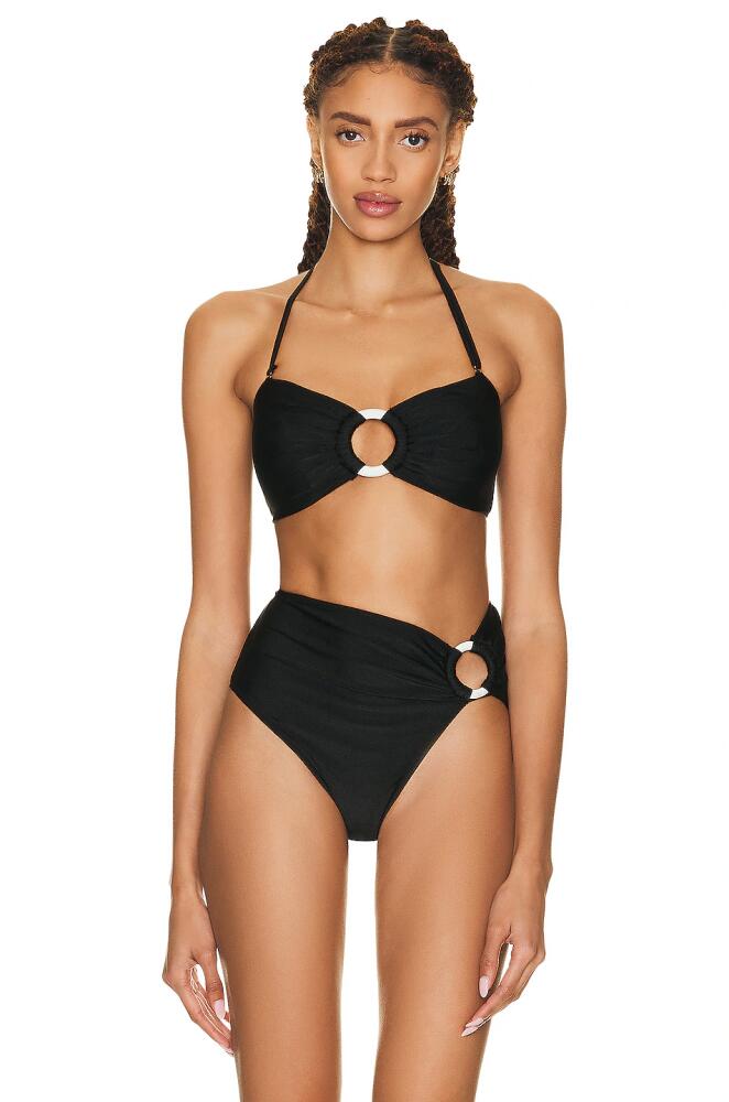 PatBO Bandeau Bikini Top in Black Cover