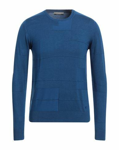 Yes Zee By Essenza Man Sweater Blue Viscose, Nylon Cover