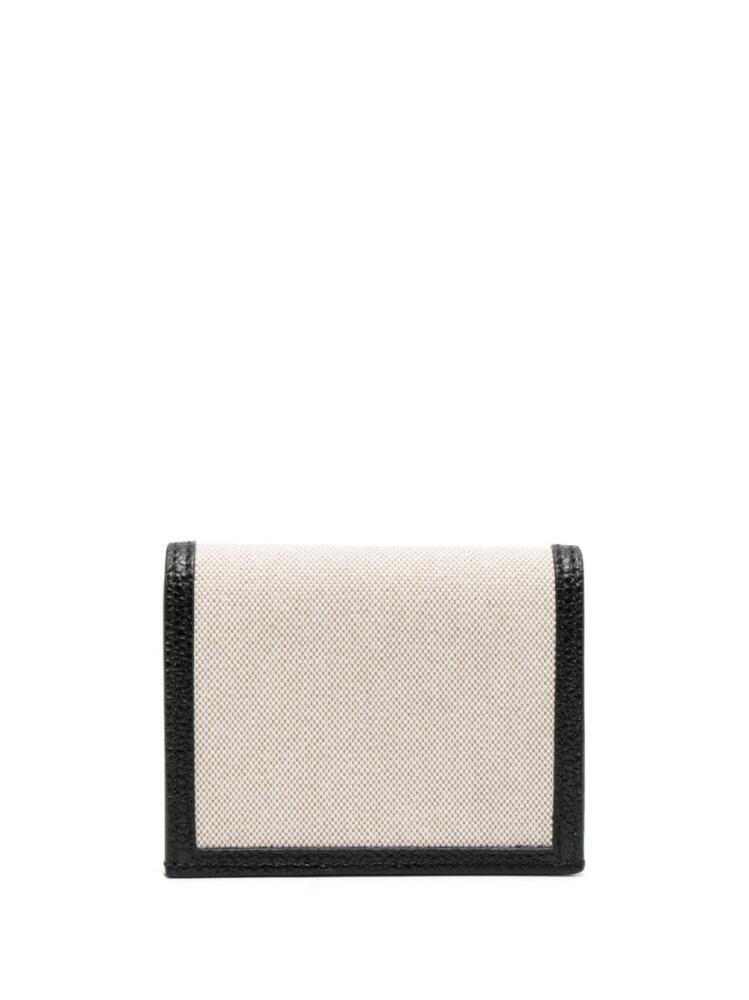 Thom Browne folded canvas wallet - Neutrals Cover