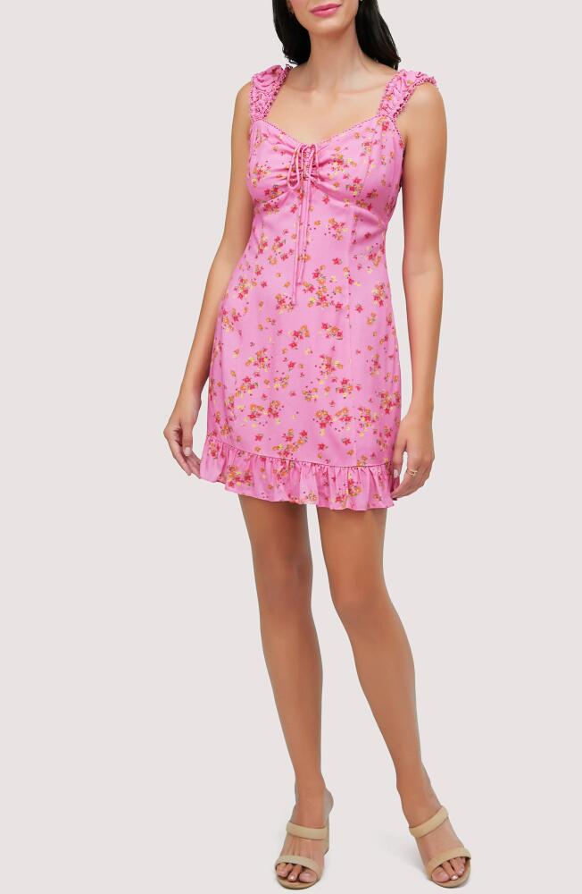 Lost + Wander Love Spell Floral Minidress in Pink-Floral Cover