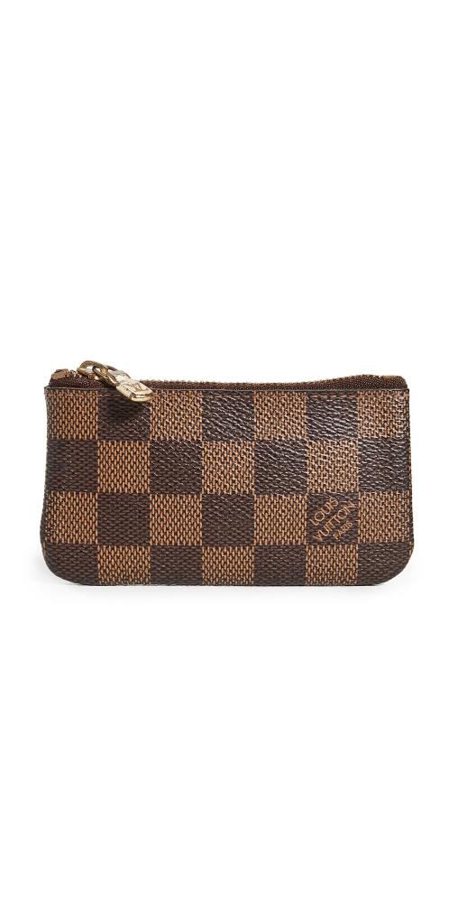 Shopbop Archive Louis Vuitton Pochette Cles, Damier Eben Brown Cover