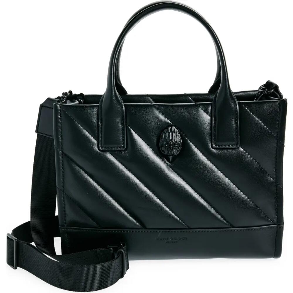 Kurt Geiger London Small Soho Quilted Leather Tote in Black Cover