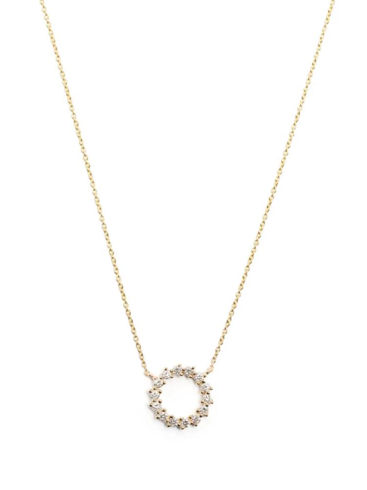 Dana Rebecca Designs 14kt yellow gold Vivienne Lily diamond necklace Cover