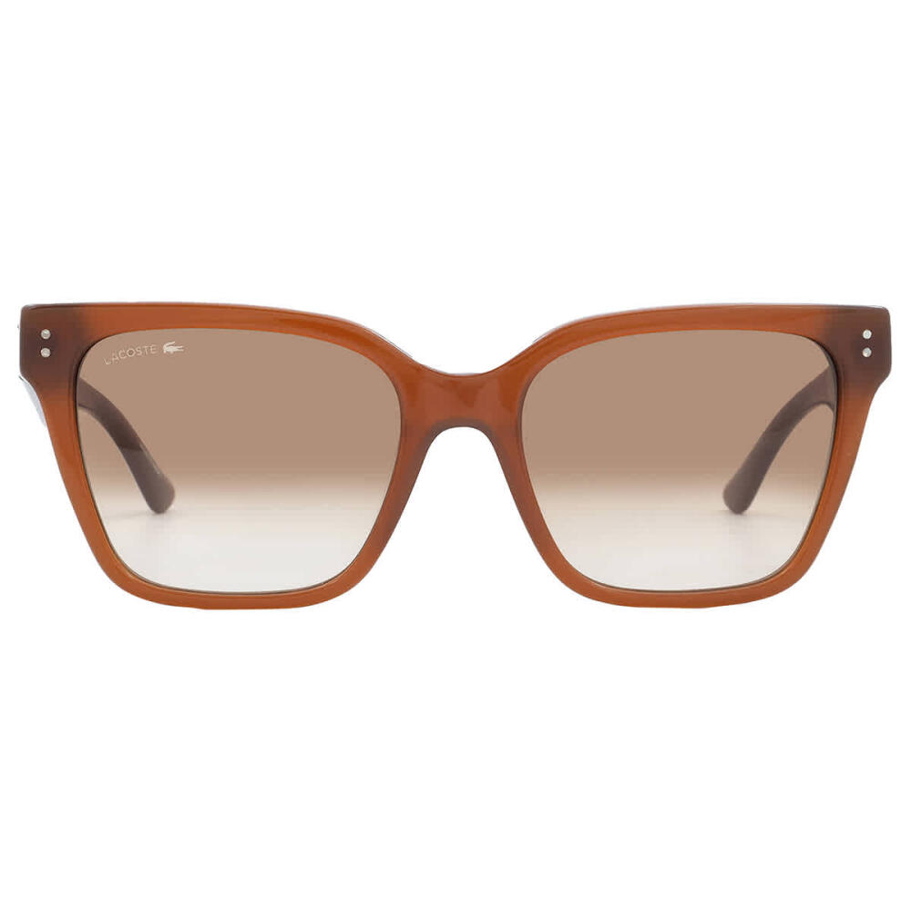 Lacoste Brown Gradient Square Ladies Sunglasses Cover