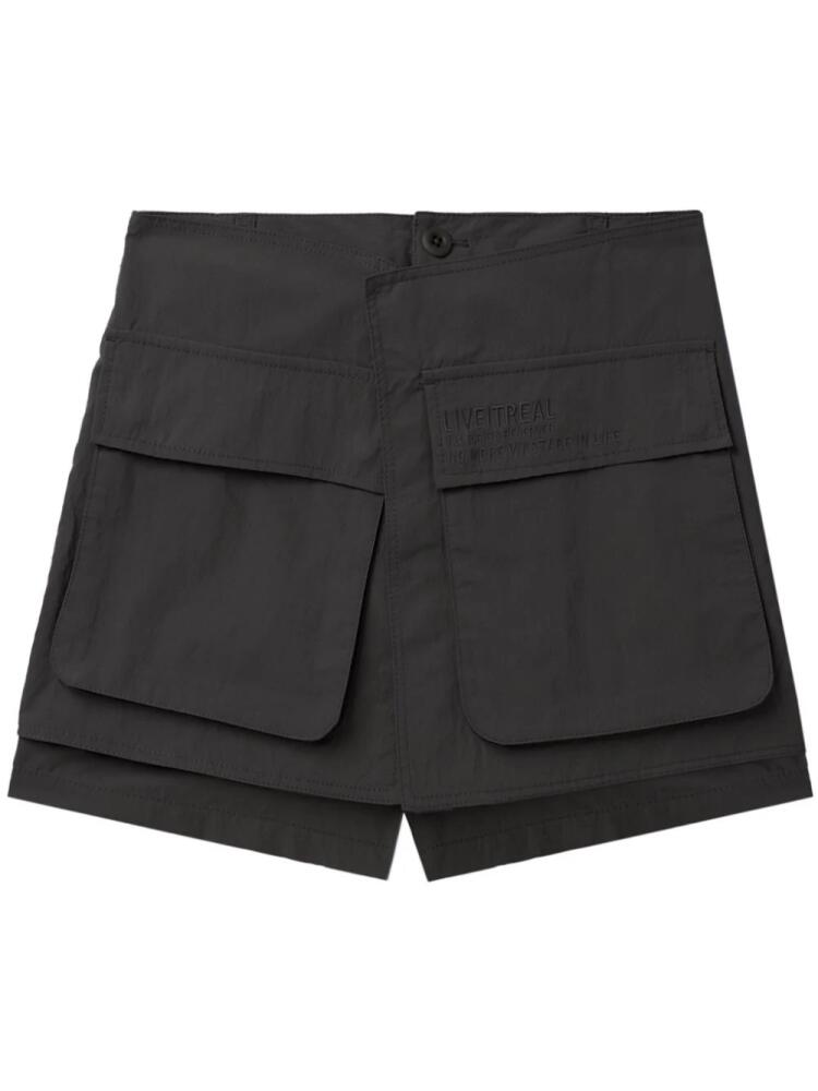 izzue double breasted shorts - Grey Cover