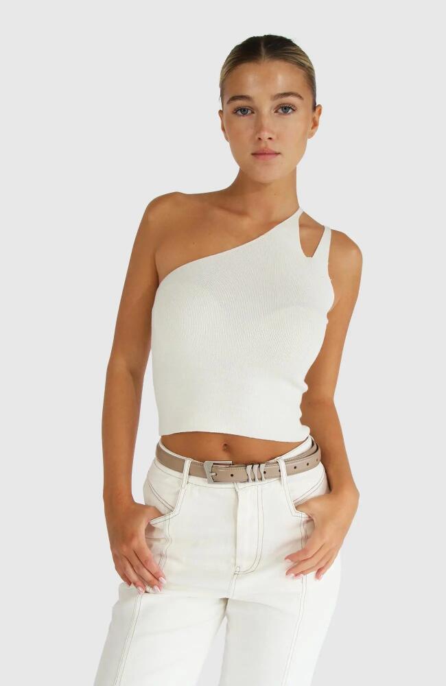 Belle & Bloom Symphony Double Strap Knit Crop in Cream Cover