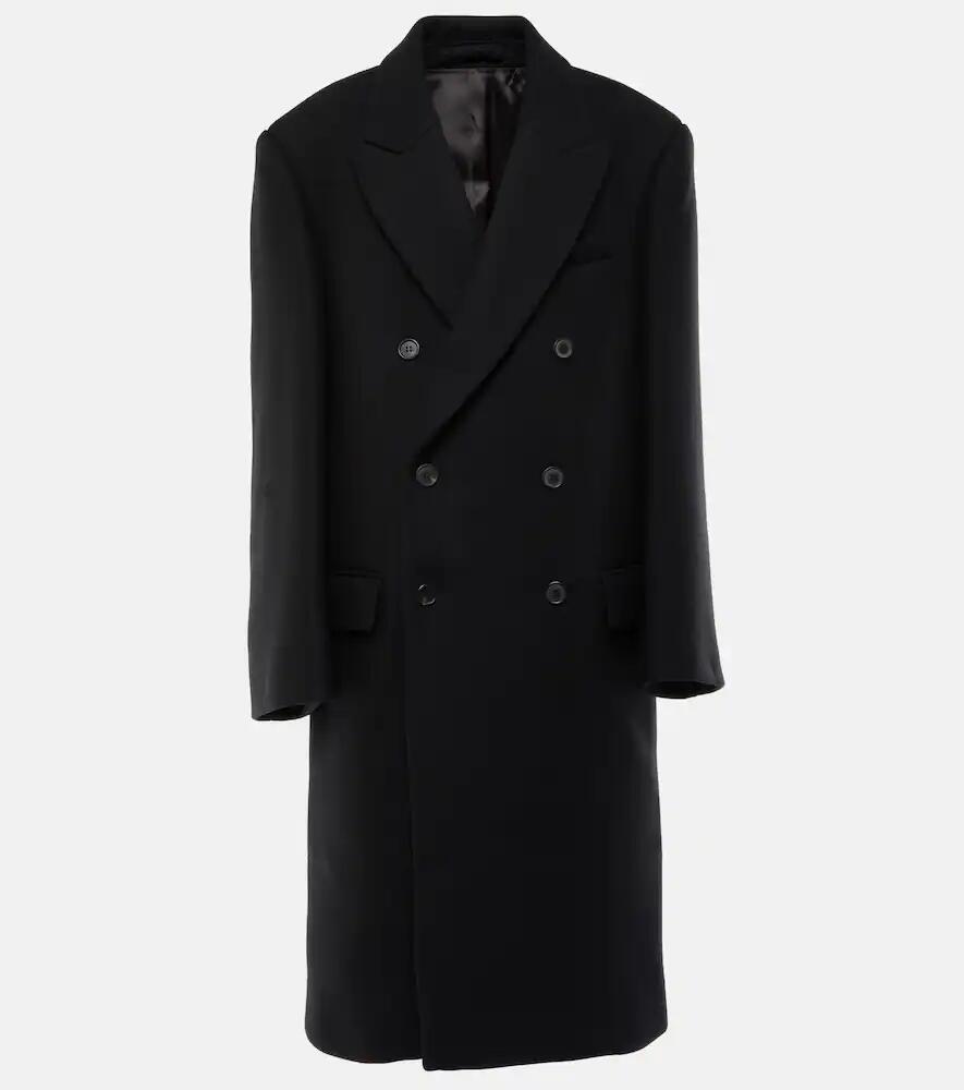 Wardrobe. NYC Double-breasted wool coat Cover