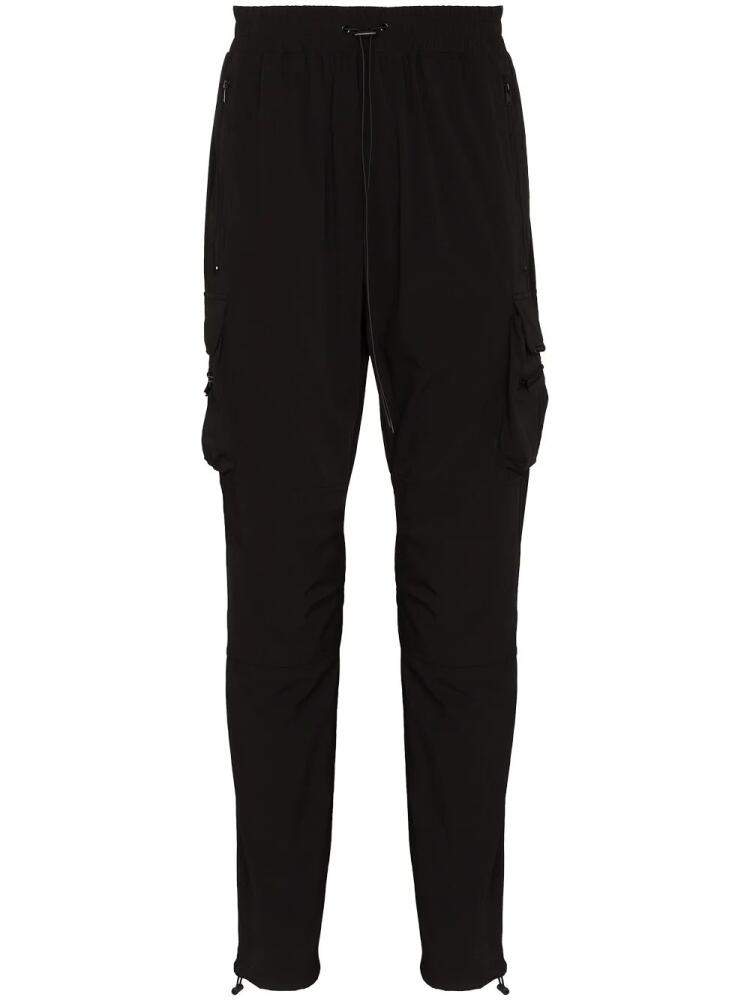 Represent 247 toggle-fastening track pants - Black Cover