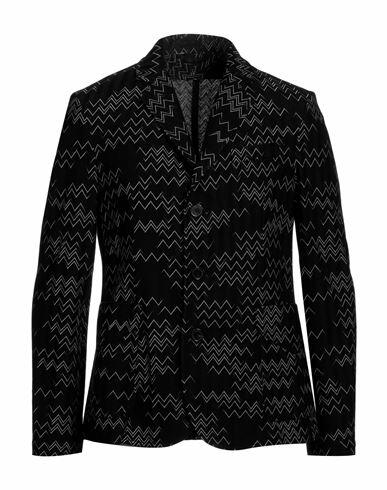 Missoni Man Blazer Black Cotton, Viscose Cover