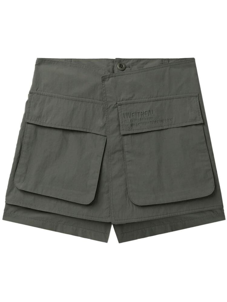 izzue double breasted shorts - Grey Cover