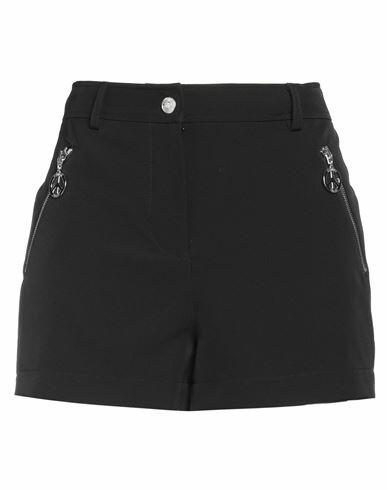 Moschino Jeans Woman Shorts & Bermuda Shorts Black Polyester, Elastane Cover