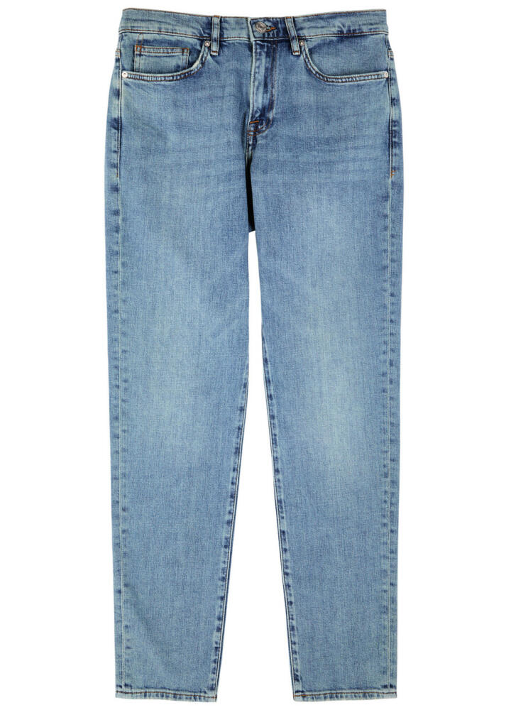 Frame L'Homme Athletic Slim-leg Jeans - Mid Blu Cover