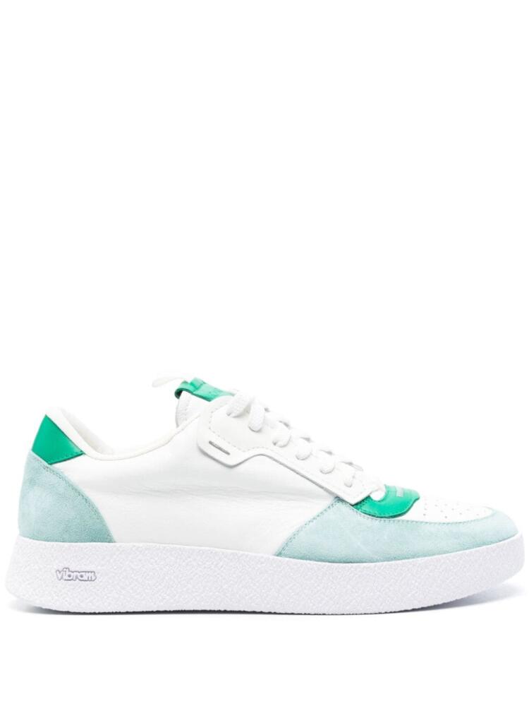 Vic Matie panelled leather sneakers - White Cover