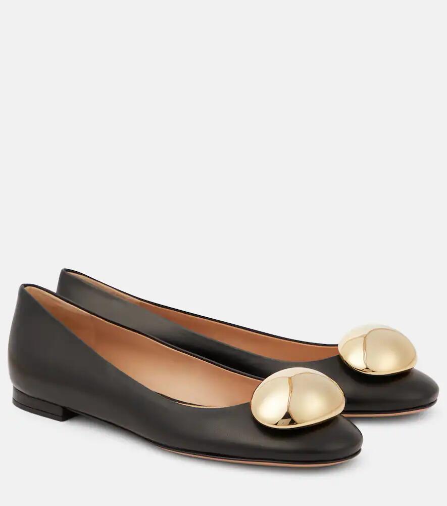 Gianvito Rossi Sphera leather ballet flats Cover