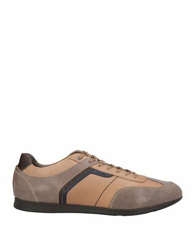 Geox Man Sneakers Beige Soft Leather Cover