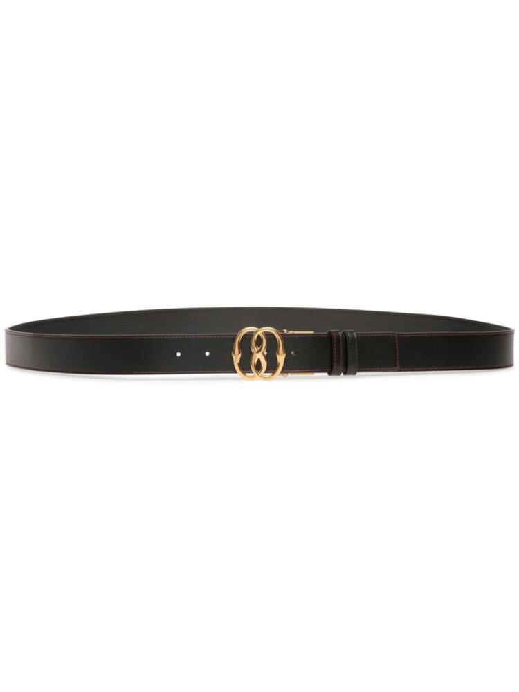 Bally logo-buckle leather belt - Black Cover