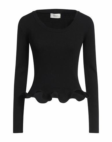 Vicolo Woman Sweater Black Viscose, Polyester, Polyamide Cover