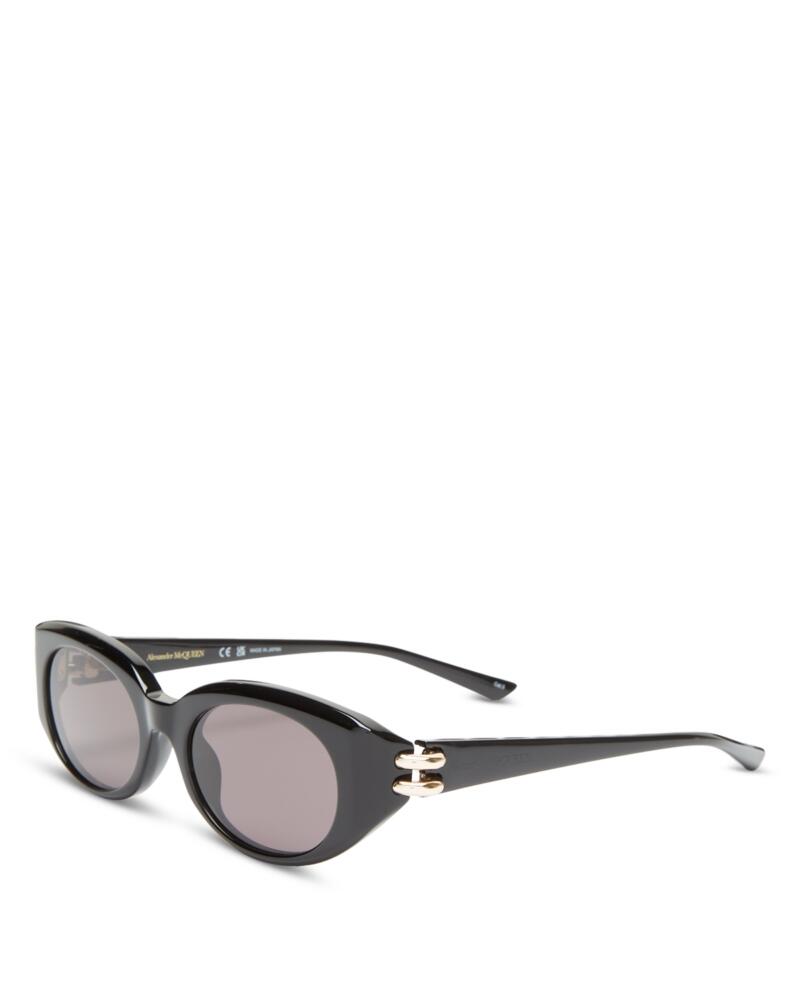 Alexander McQUEEN Oval Sunglasses, 50mm Cover