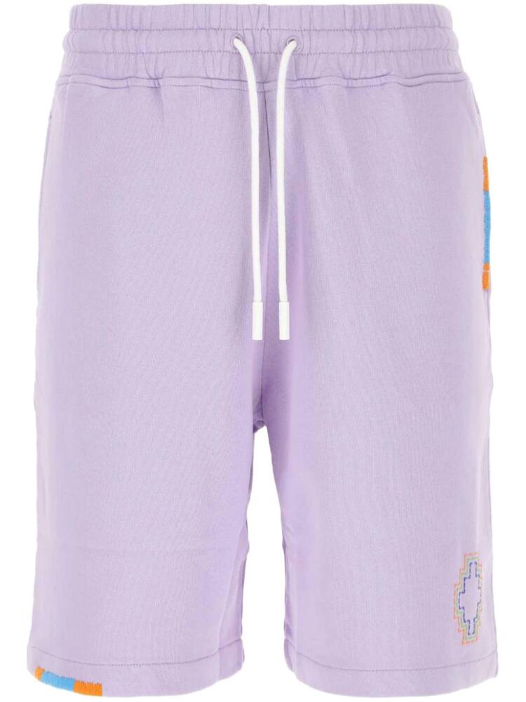 Marcelo Burlon County of Milan Stitch Cross track shorts - Purple Cover