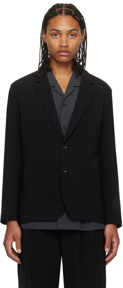 ATTACHMENT Black Single-Breasted Blazer Cover