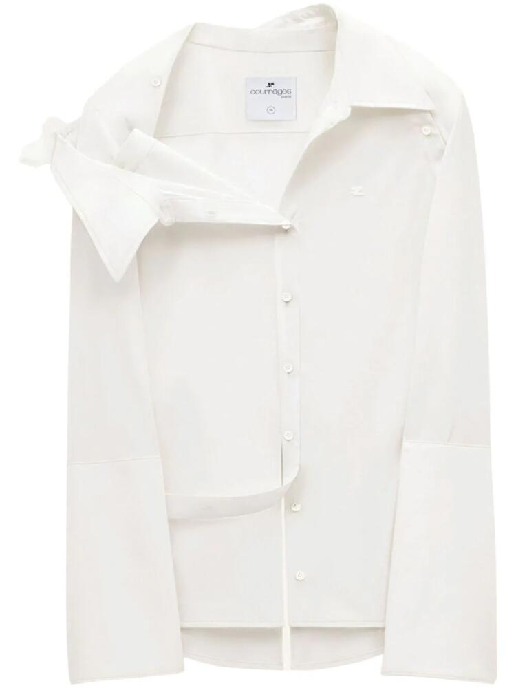 Courrèges modular shirt - White Cover