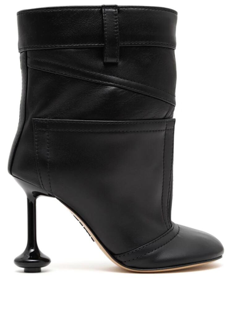 LOEWE 90mm Toy leather boots - Black Cover