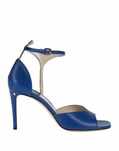 Laurence Dacade Woman Sandals Blue Soft Leather Cover