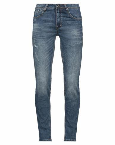 Take-two Man Jeans Blue Cotton, Polyester, Elastane Cover