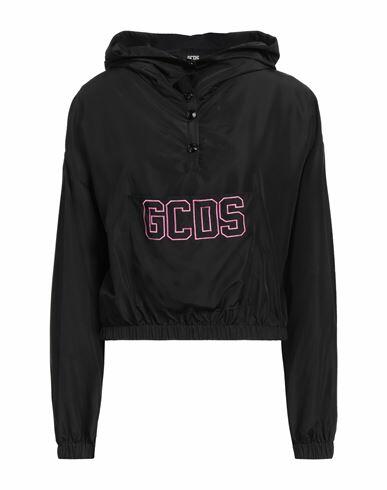 Gcds Woman Sweatshirt Black Polyester Cover