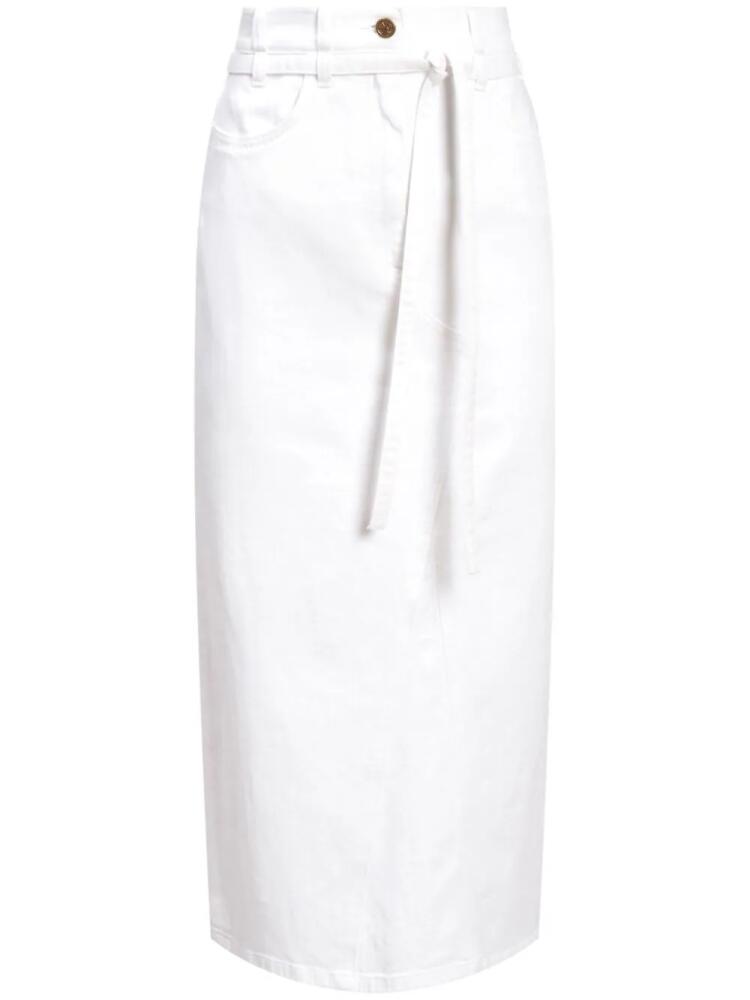 Altuzarra Dean cotton straight skirt - White Cover