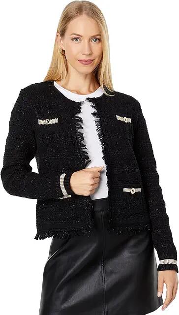 Lilly Pulitzer Beckington Cardigan (Black Metallic) Women's Sweater Cover