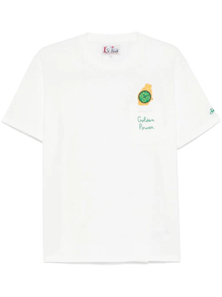 MC2 Saint Barth Golden Power T-shirt - White Cover