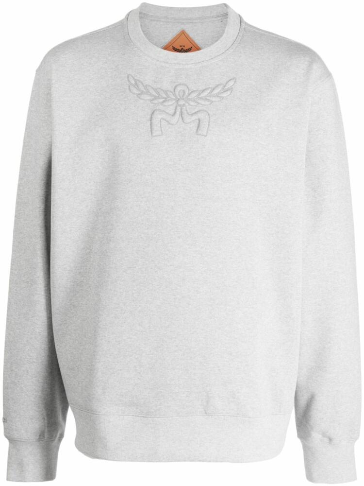 MCM Laurel logo-embroidered sweatshirt - Grey Cover