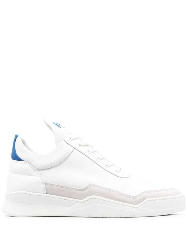 Filling Pieces low-top leather sneakers - White Cover