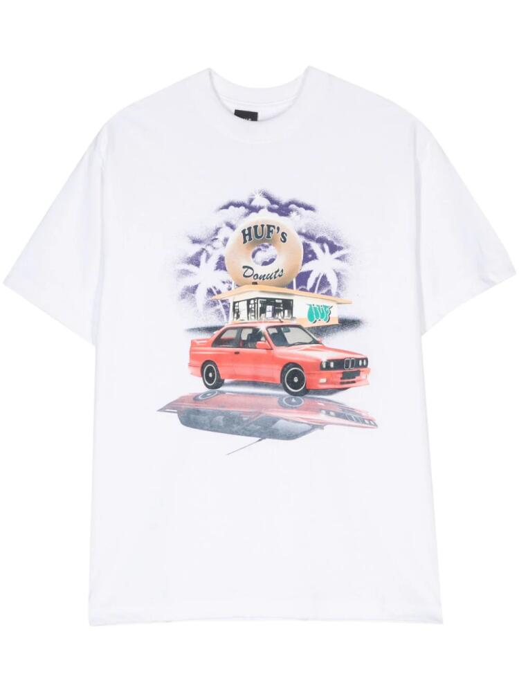 Huf Drive Thru T-shirt - White Cover