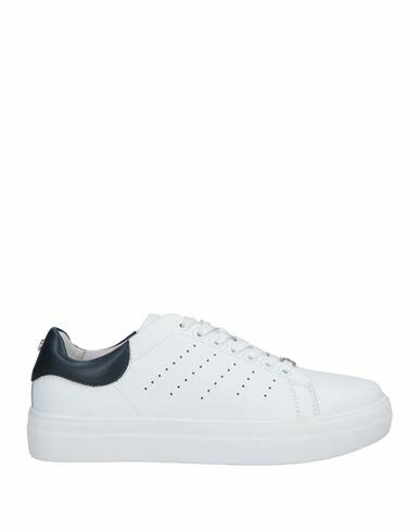 Cult Man Sneakers White Leather Cover