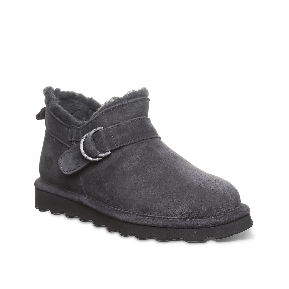 Bearpaw Shorty Buckle Snow Boot | Women's | Grey Cover