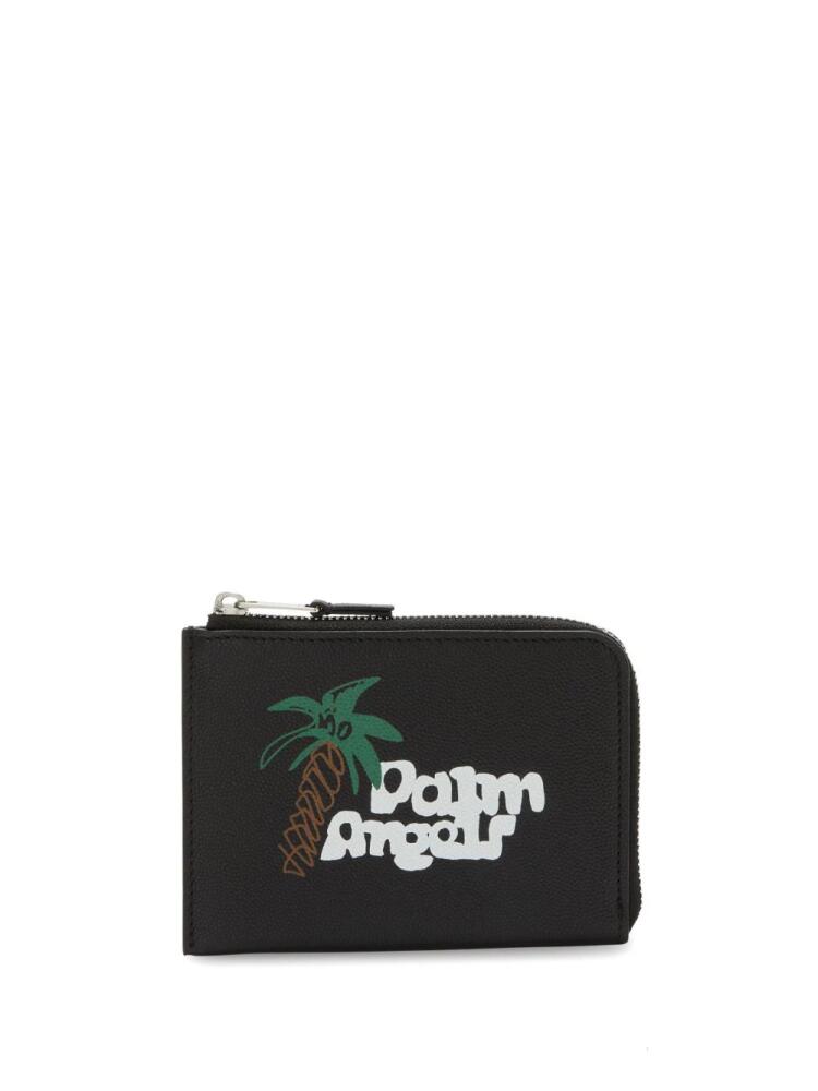 Palm Angels Sketchy zipped cardholder - Black Cover