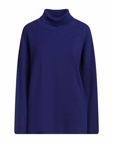 D. exterior Woman Turtleneck Purple Merino Wool, Silk, Cashmere Cover