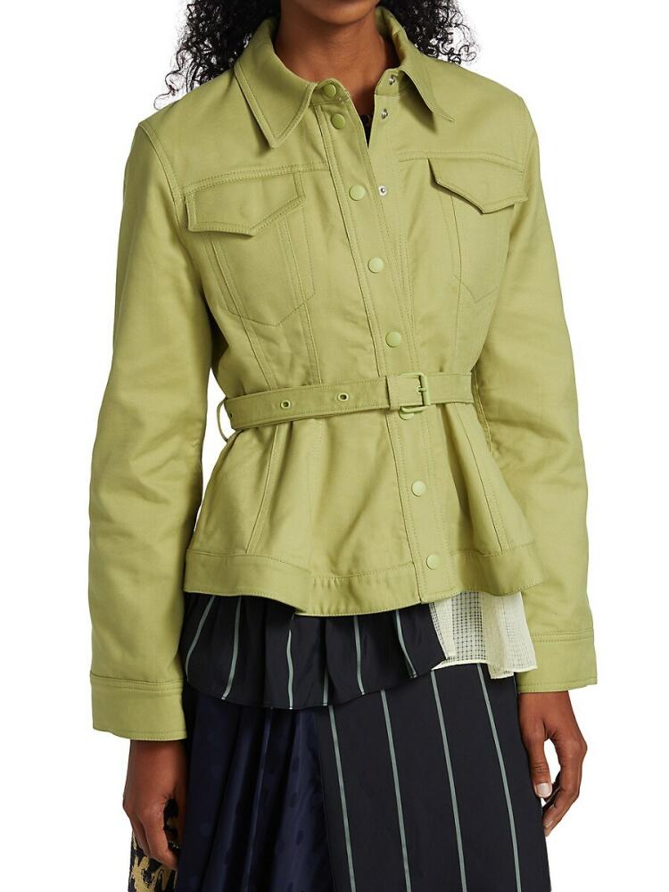 Stine Goya Women's Idris Peplum Jacket - Green Cover