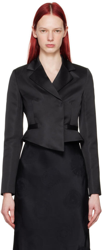 Coperni Black Cropped Blazer Cover