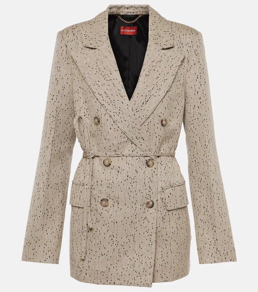 Altuzarra Hattson sequined tweed blazer Cover