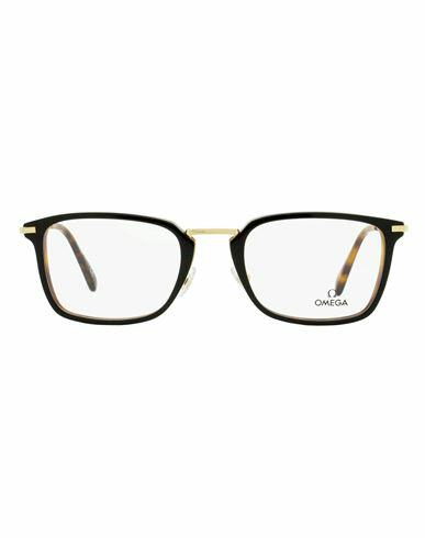 Omega Omega Rectangular Om5025 Eyeglasses Man Eyeglass frame Black Acetate, Metal Cover